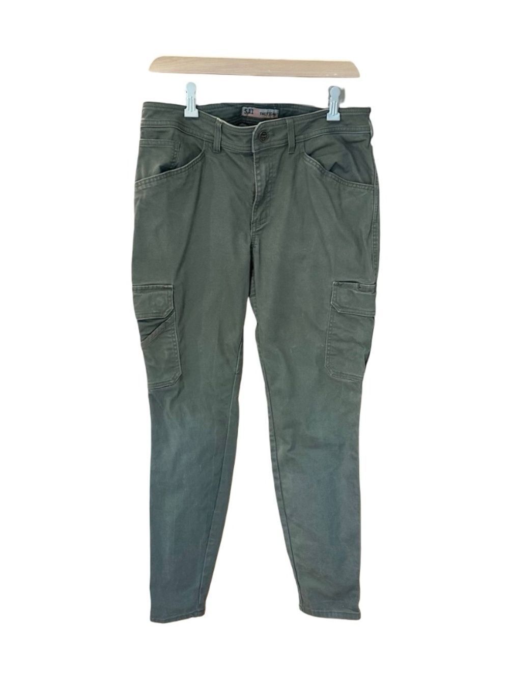 5.11 Tactical Women's Cotton Cargo Style Pants Green Size 8